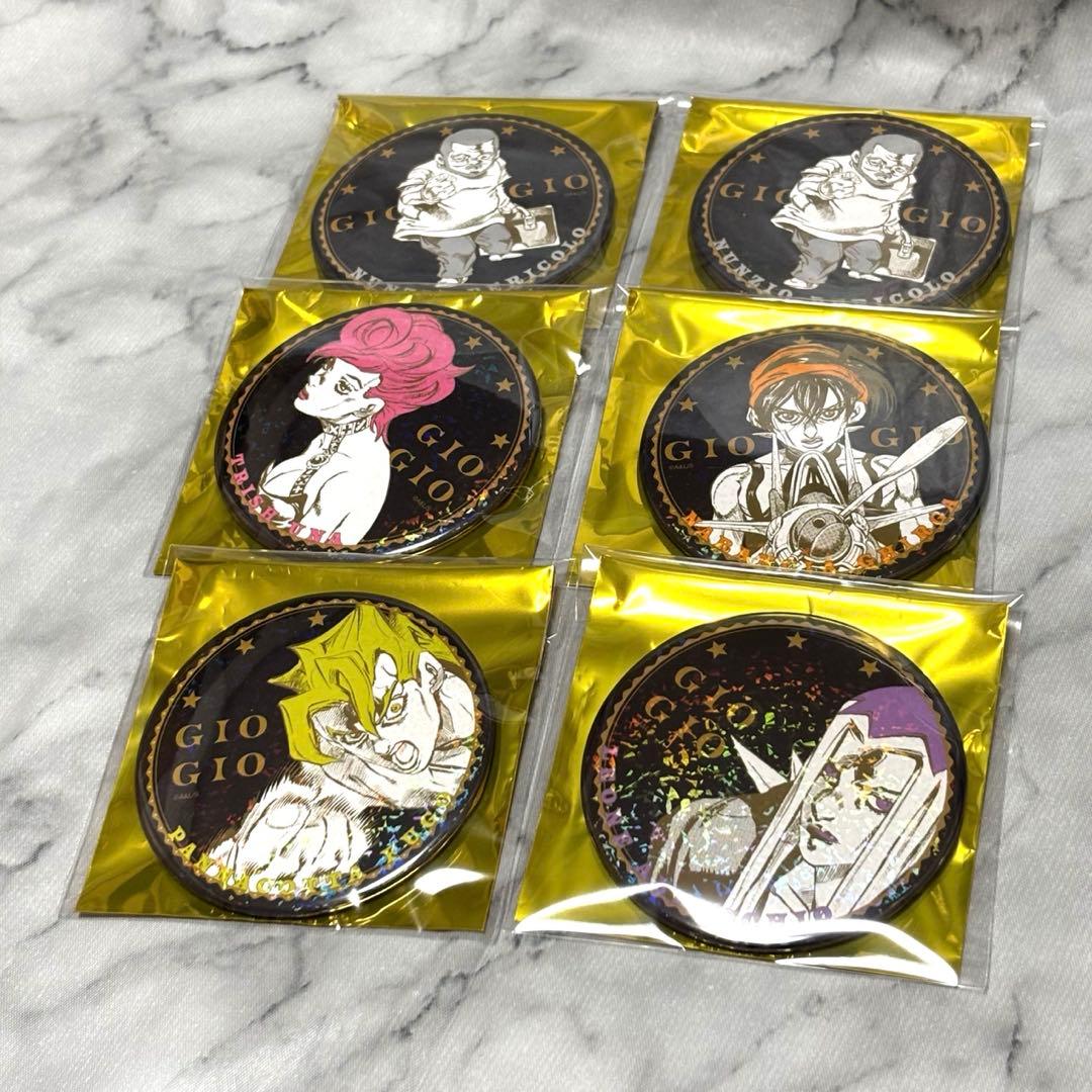 ホログラム缶バッジ ナランチャ フーゴ アバッキオ トリッシュ