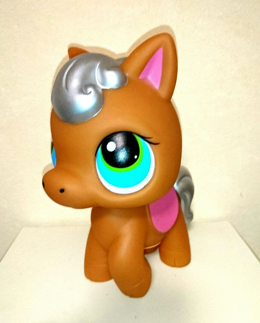 ジャンク ビンテージ 新品 歌う 光る ポニー ソフビ ドール 人形 馬