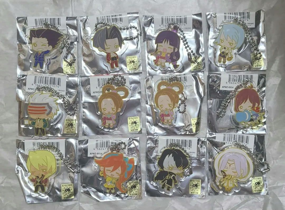 逆転裁判 トレーディングアクリルチャーム アクキー 15周年 特別法廷