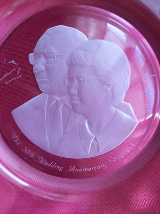 池田大作創価学会39年結婚アニバーサリー記念品