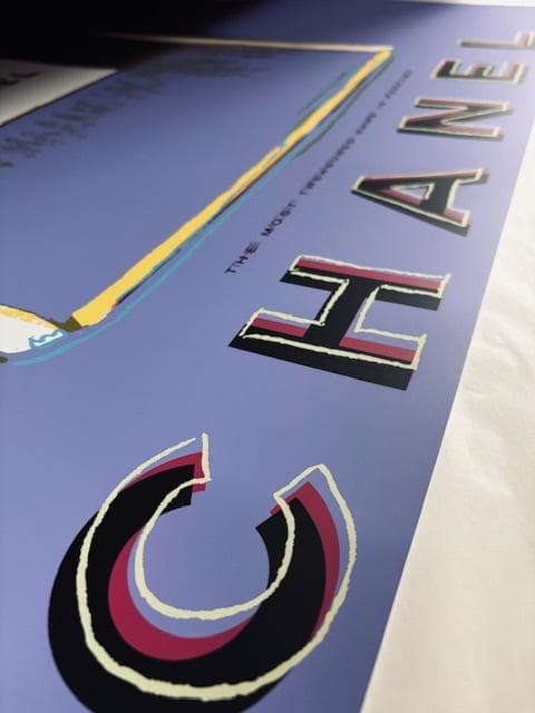 額装品証明書付/シャネル/サンデー B モーニング/ウォーホル/ CHANEL