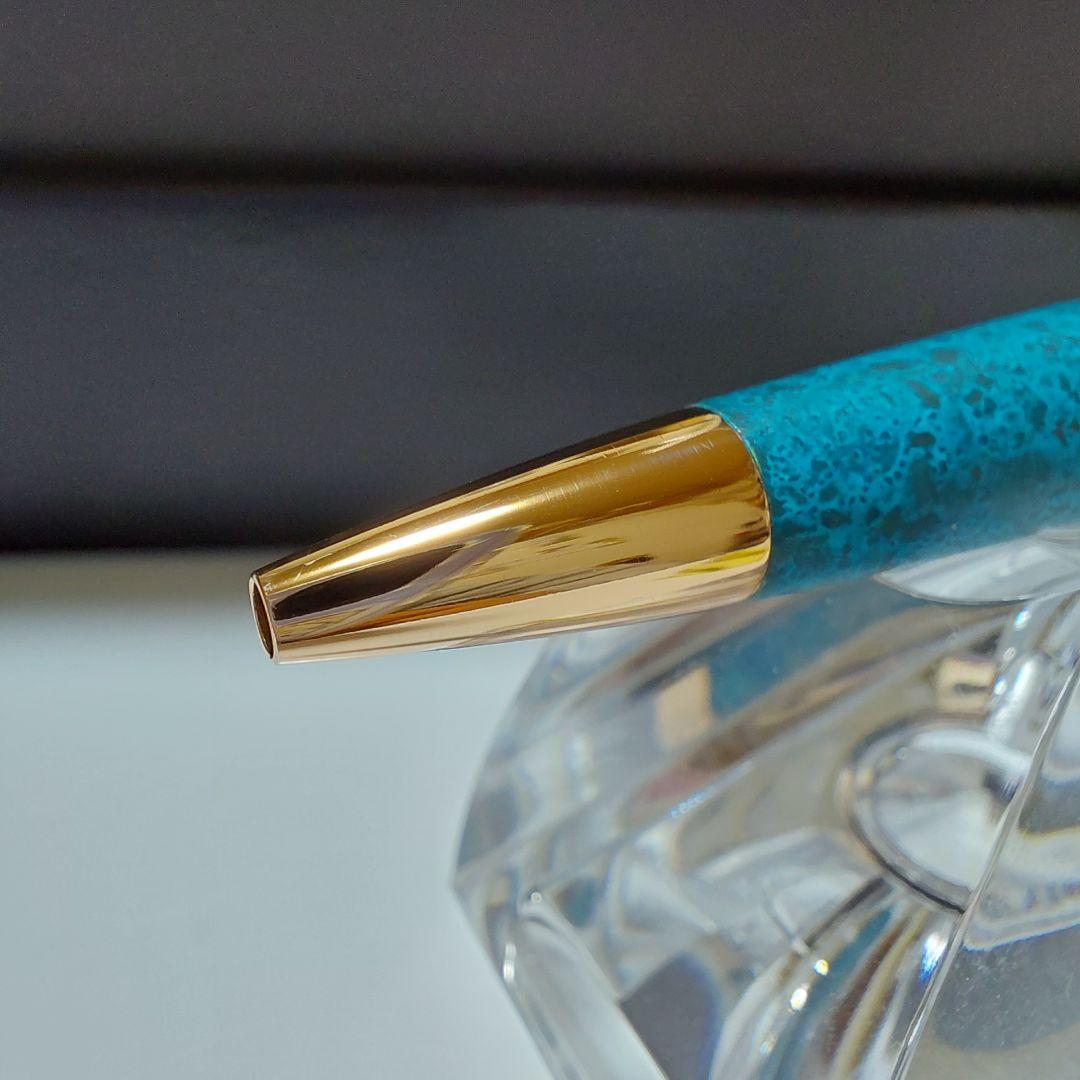 ほぼ新品！ 激レア 限定 ロメオNo.3 斑紋ガス青銅色ボールペン 伊東屋