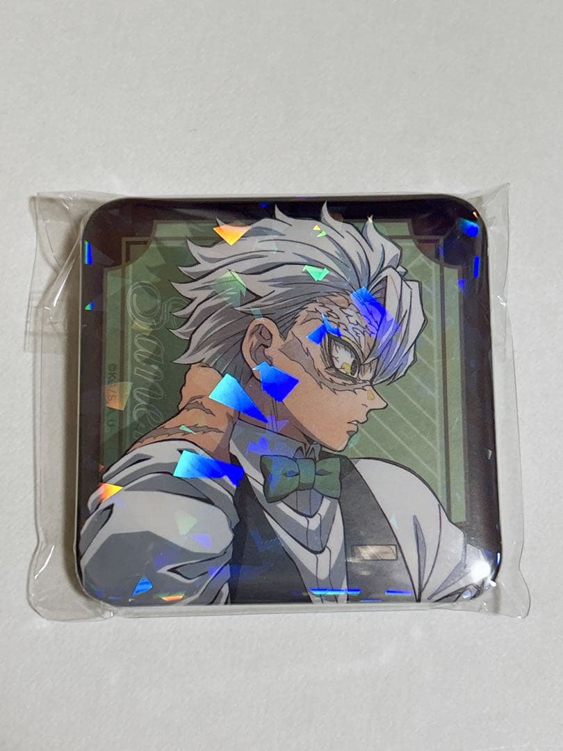 鬼滅の刃 モクテル ロト 不死川実弥 グリッター缶バッジ D 缶バッジ