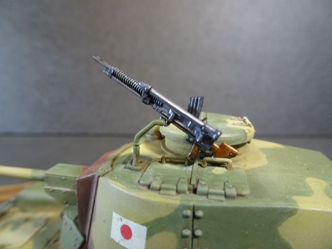 タミヤ1/35 日本陸軍97式中戦車改　戦車プラモデル　完成品