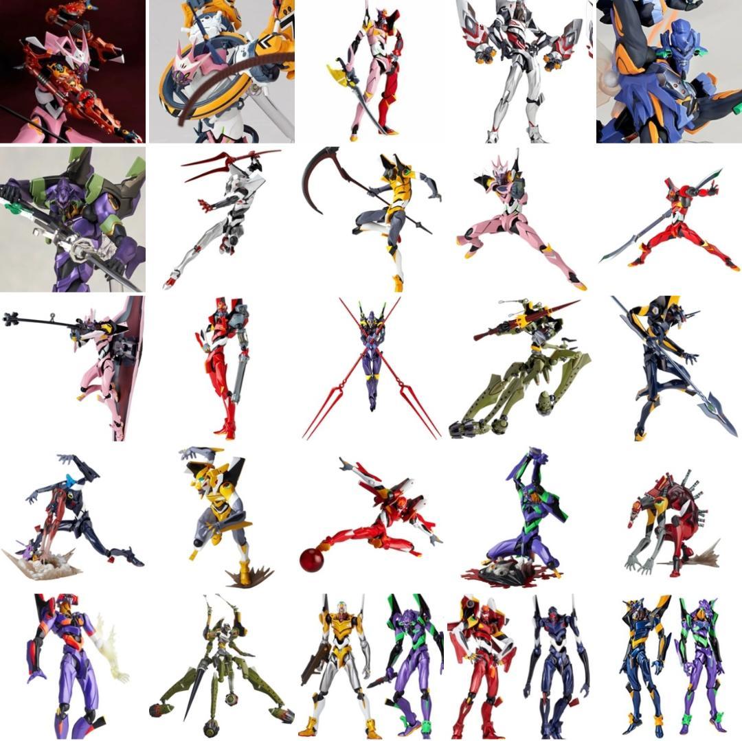 新品未使用 56体 廃版、限定品 リボルテック エヴァンゲリオン　30周年記念！