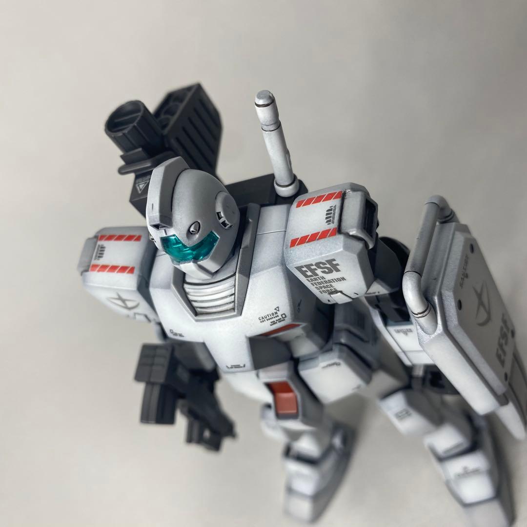 HG ジム ロールアウトカラー 全塗装 完成品 ガンプラ 塗装済 幻の姿を