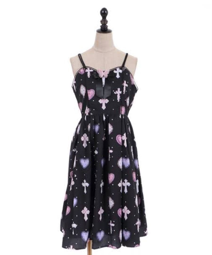 axes femme kawaii ロージークロスジャンスカ 黒 ブラウスセット