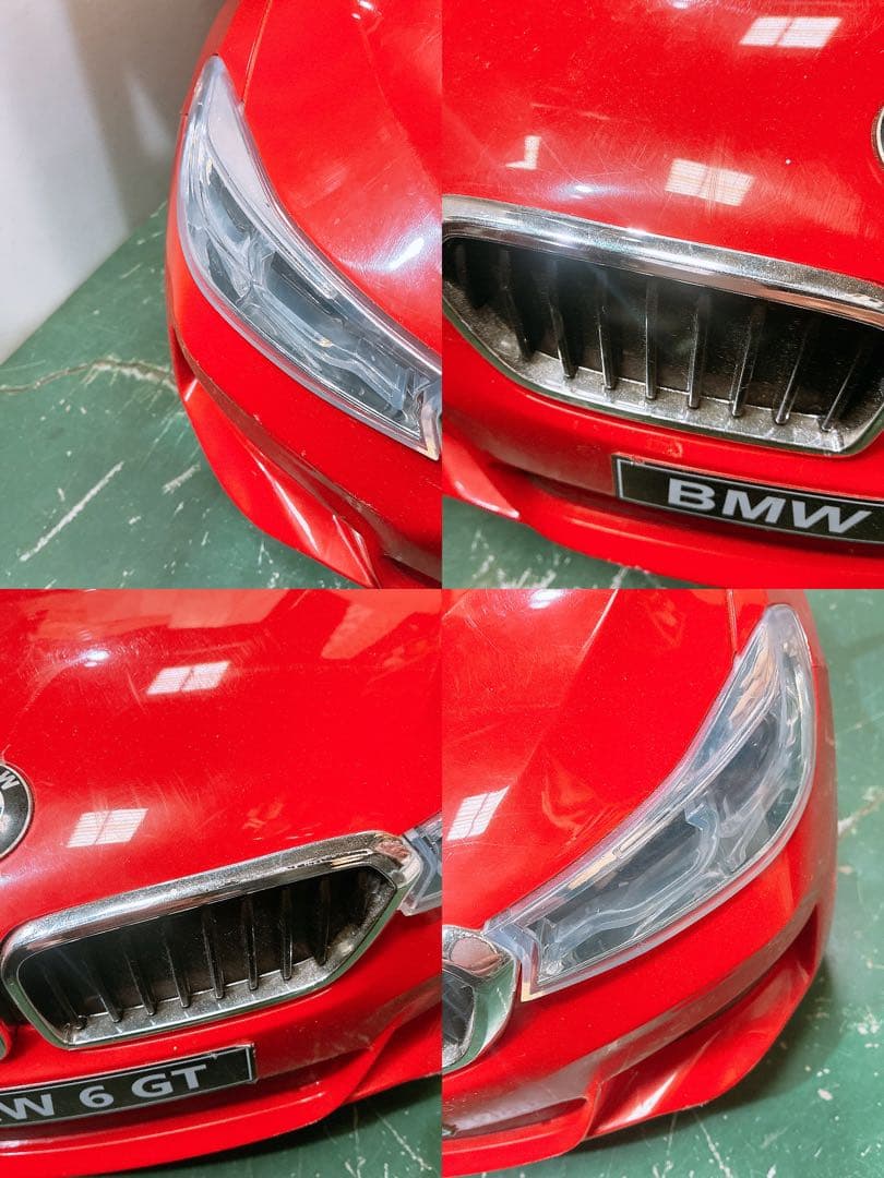 BMW 6 GT 電動乗用カー キッズカー 乗用玩具 レッド BMW正規デザイン