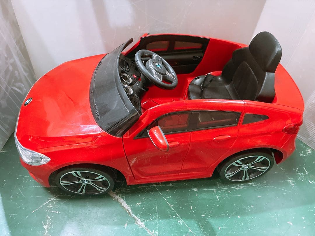BMW 6 GT 電動乗用カー キッズカー 乗用玩具 レッド BMW正規デザイン