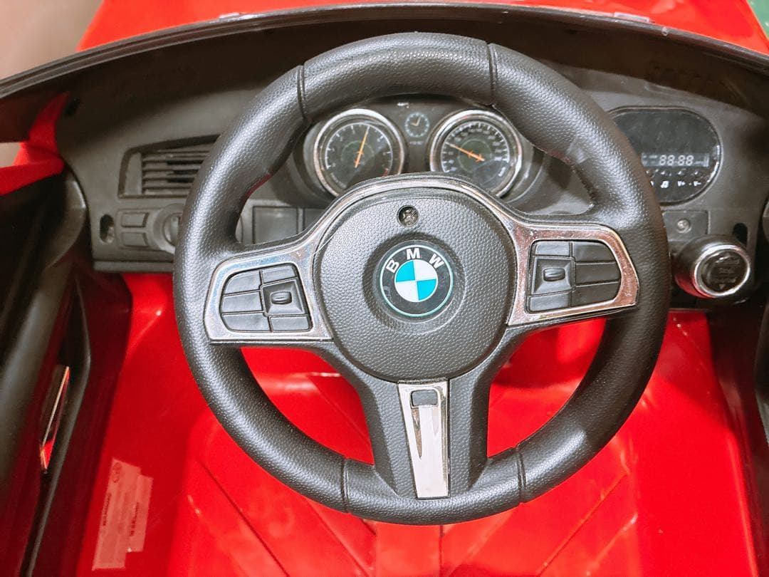 BMW 6 GT 電動乗用カー キッズカー 乗用玩具 レッド BMW正規デザイン