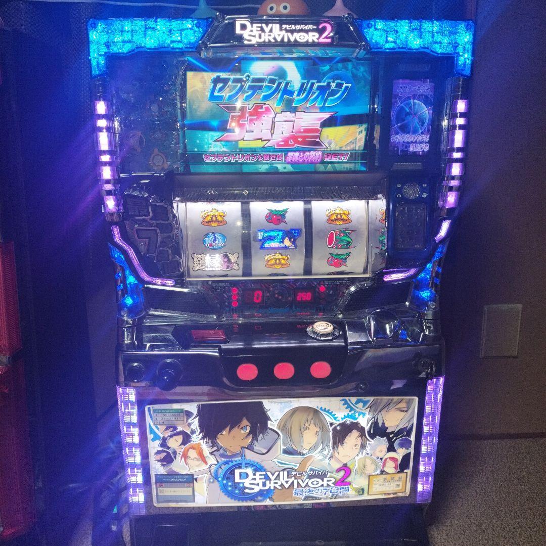 【送料込み】デビルサバイバー2 パチスロ実機【不要】 オリンピア デビルサバイバー2 最後の7日間 枠色不問 中古パチスロ実機