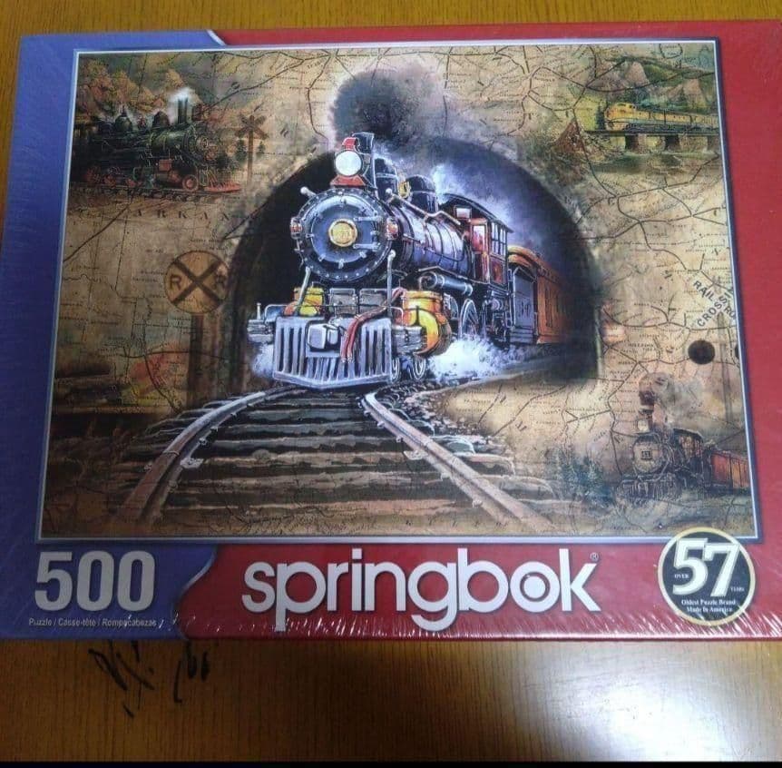ジグソーパズル 汽車 蒸気機関車 Springbok 500ピース 機関車 - メルカリ