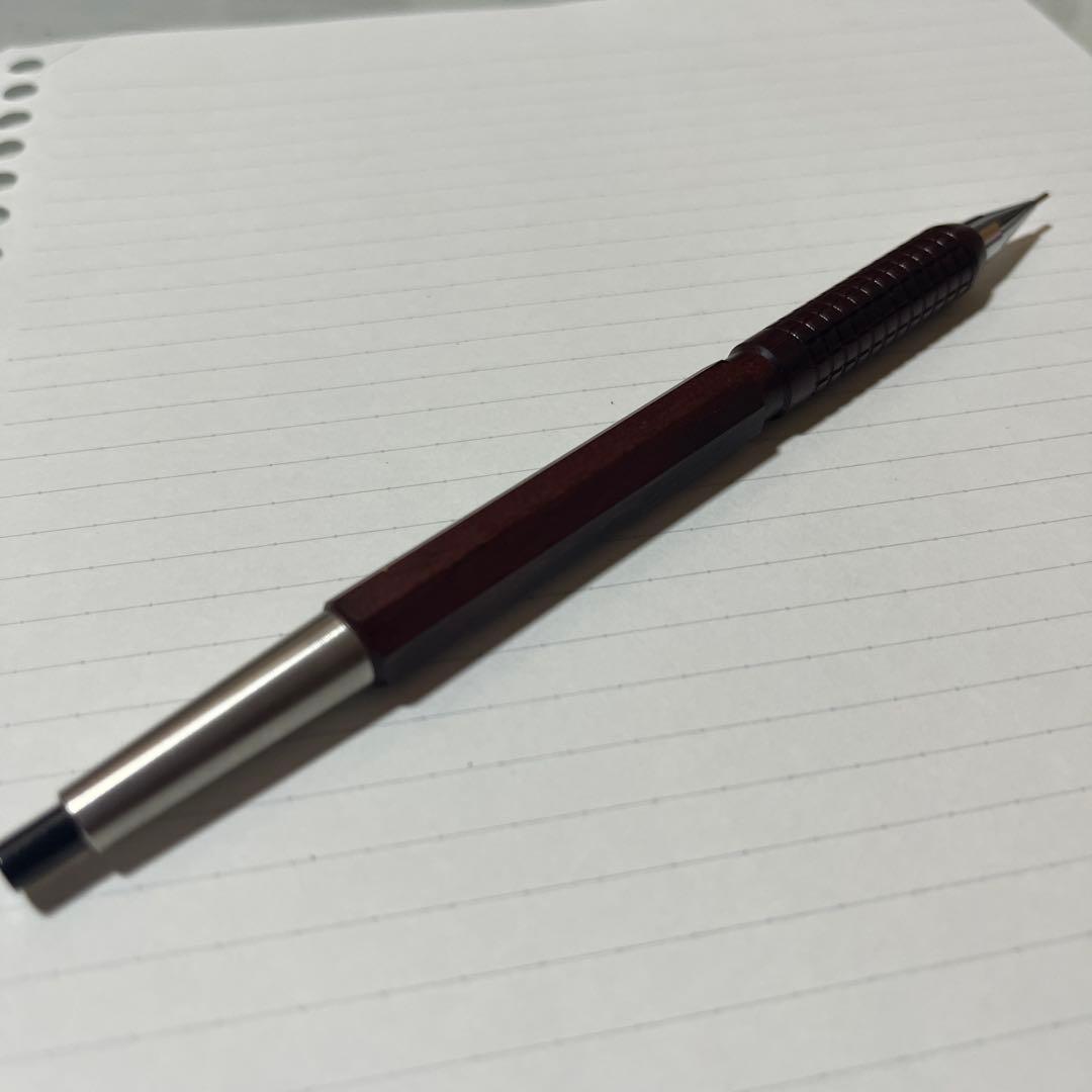 シャープタンク PG5カスタム レッド シャーペン 木軸0.5mm - メルカリ