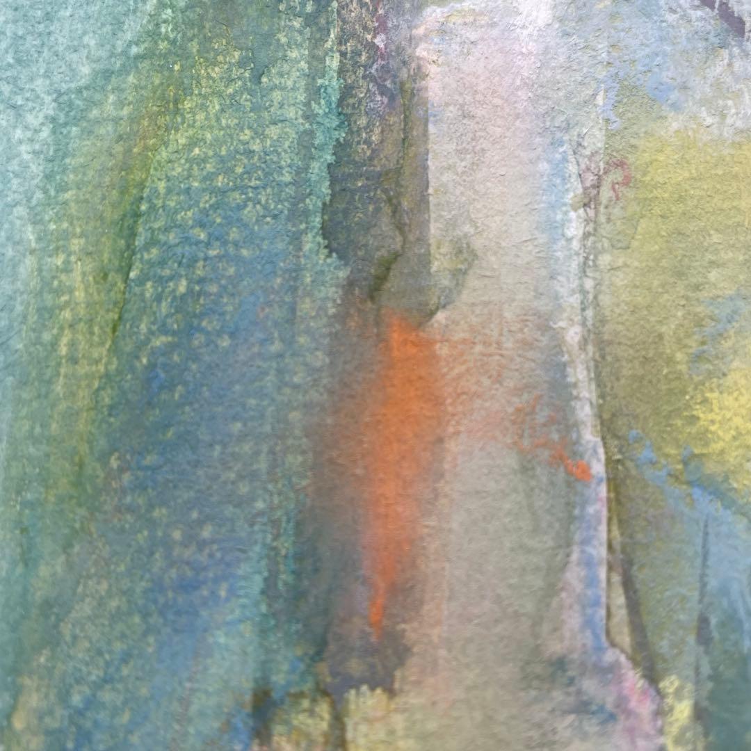 パステル画/色褪せない花束の贈り物/癒し/ヒーリング/パワースポット