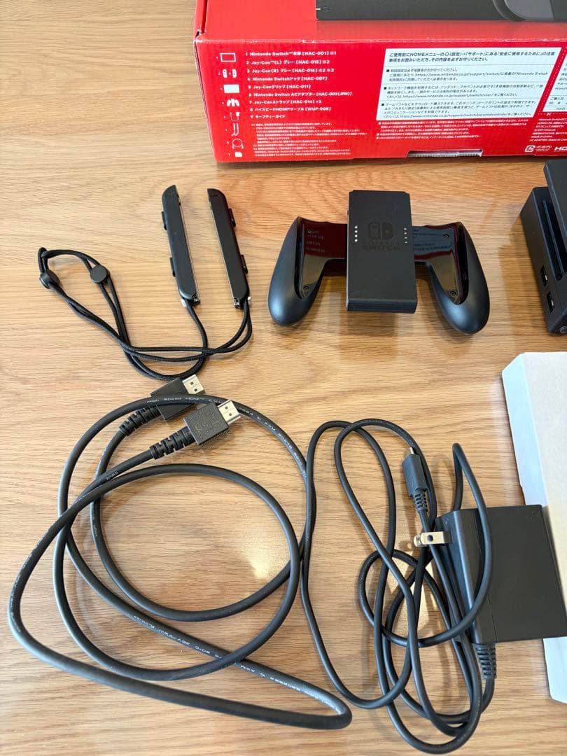 Nintendo Switch 本体 グレー 付属品あり