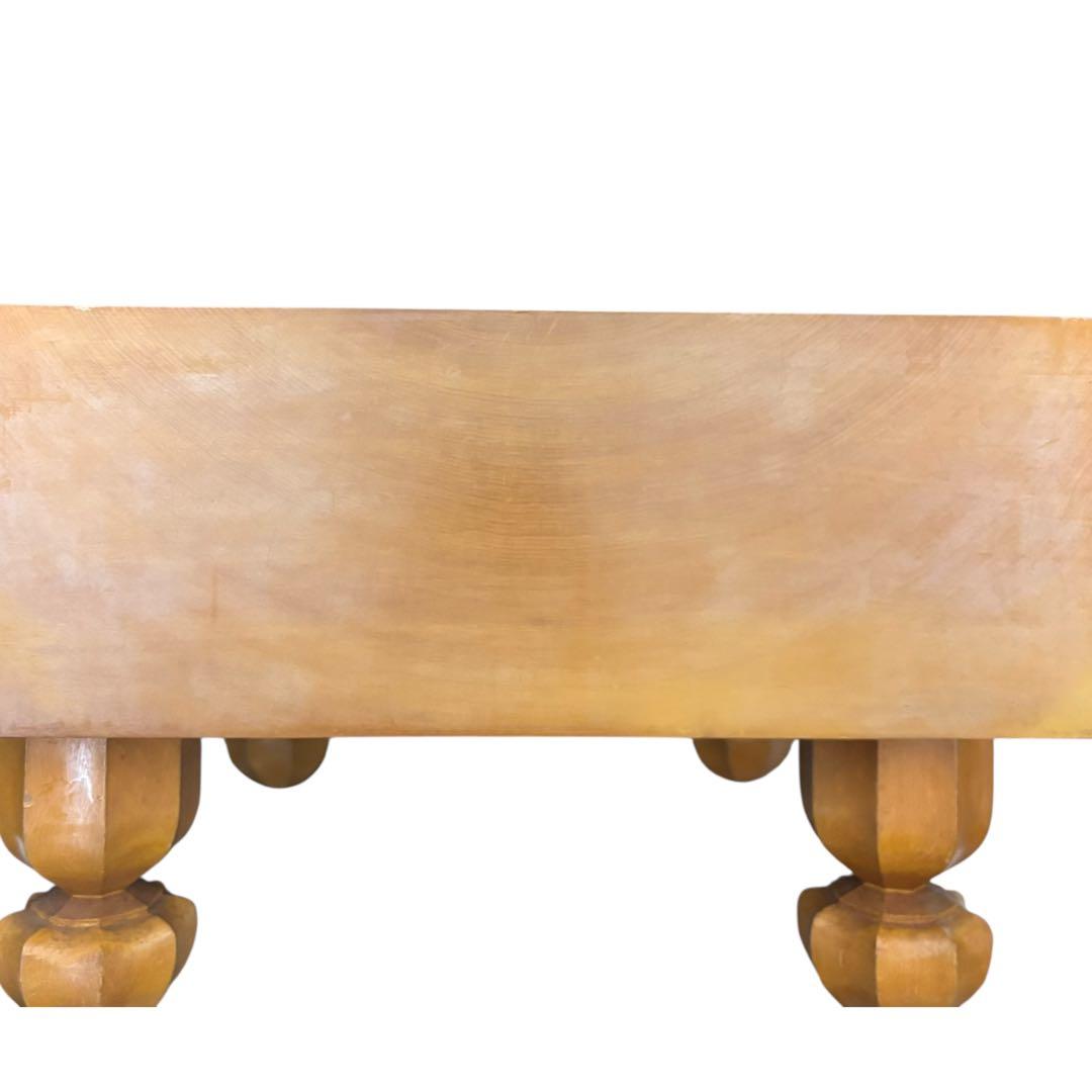 蛤碁石＆那智黒／ガラス碁石セット 脚付き碁盤＋碁笥4個　天地柾　一式まとめ売り