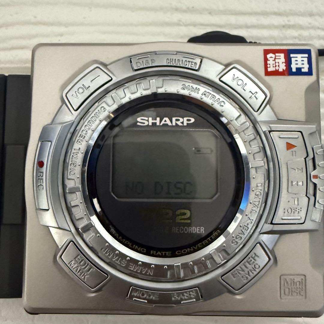動作品】SHARP MD-MS722-S 付属品純正イヤホン付 S115961166