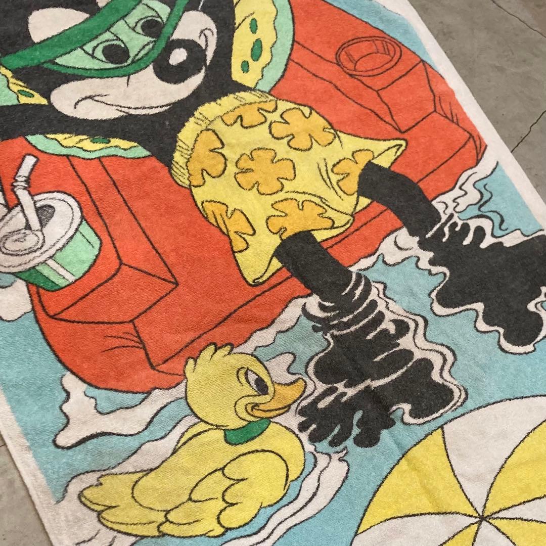 80´s ビンテージ ミッキーマウス ビーチタオル disney アンティーク