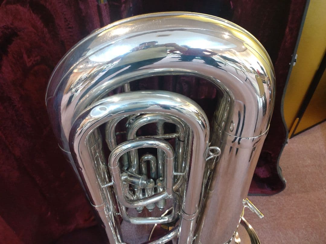 BESSON 700 チューバ シルバー ケース付き