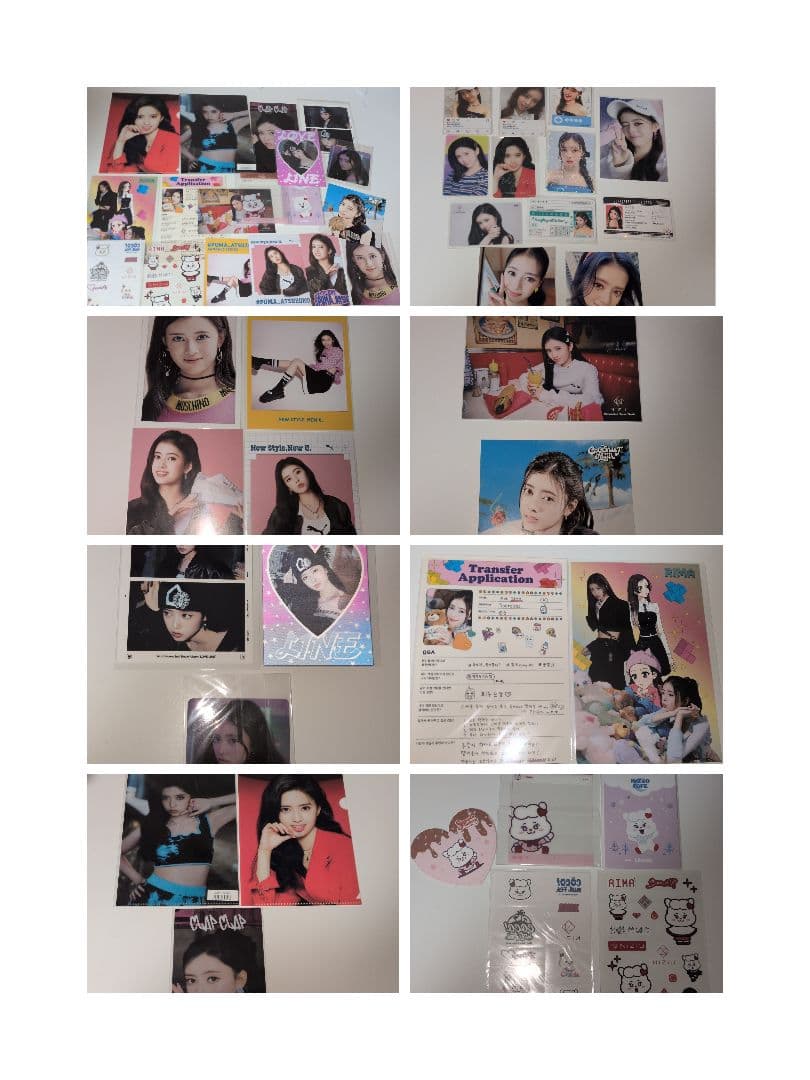 NiziUリマ グッズ ポストカードミニクリアファイル特典等 - メルカリ