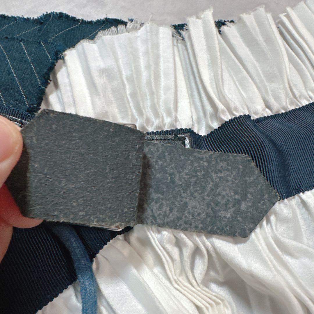 SACAI サカイ プリーツスカート 切り替え ラップスカート 巻き ベルト