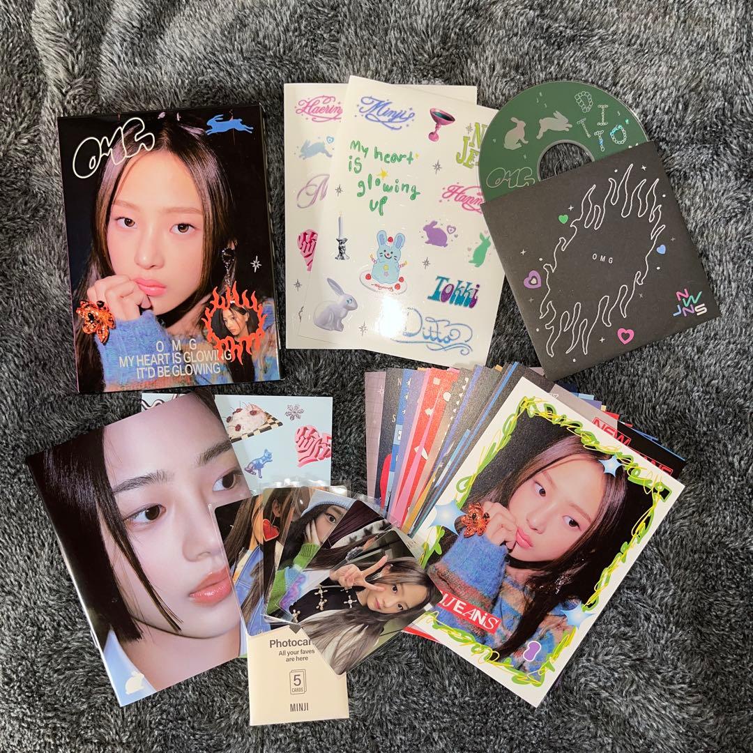 newjeans アルバム グッズ　ミンジ まとめ売り　キーリング　ナップサック