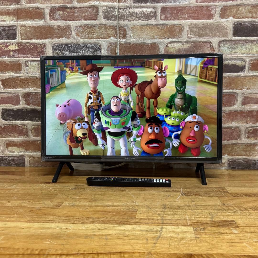 2024年製！ シャープ 24V型 液晶テレビ 2T-C24EF1 動画アプリ○ AQUOS