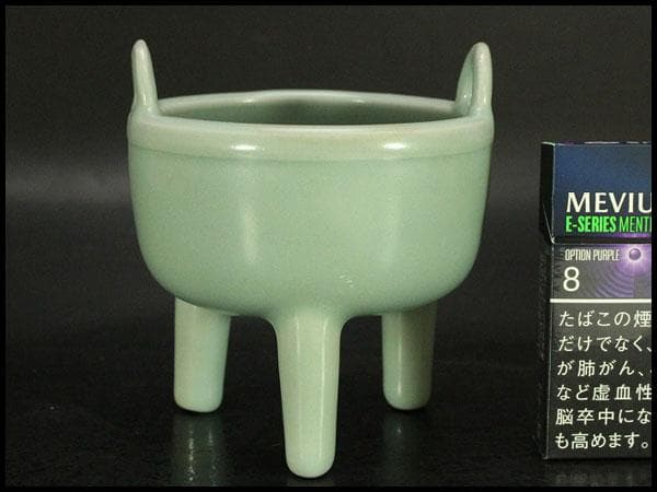 陶瓷器 明治期米谷造の急須 煎茶道具