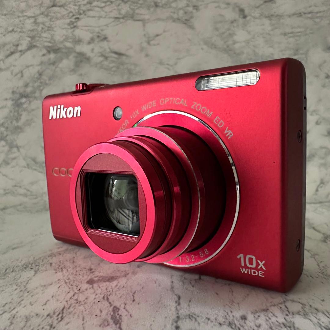 美品 Nikon COOLPIX S6200 レッド コンパクトデジタルカメラ - メルカリ