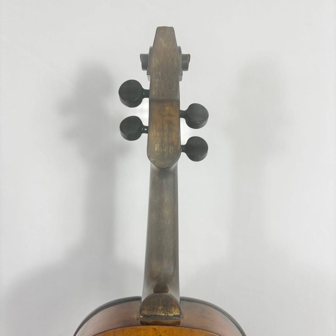 『極美品』　RHYTHM バイオリン型　時計　オルゴール　スタンド付き