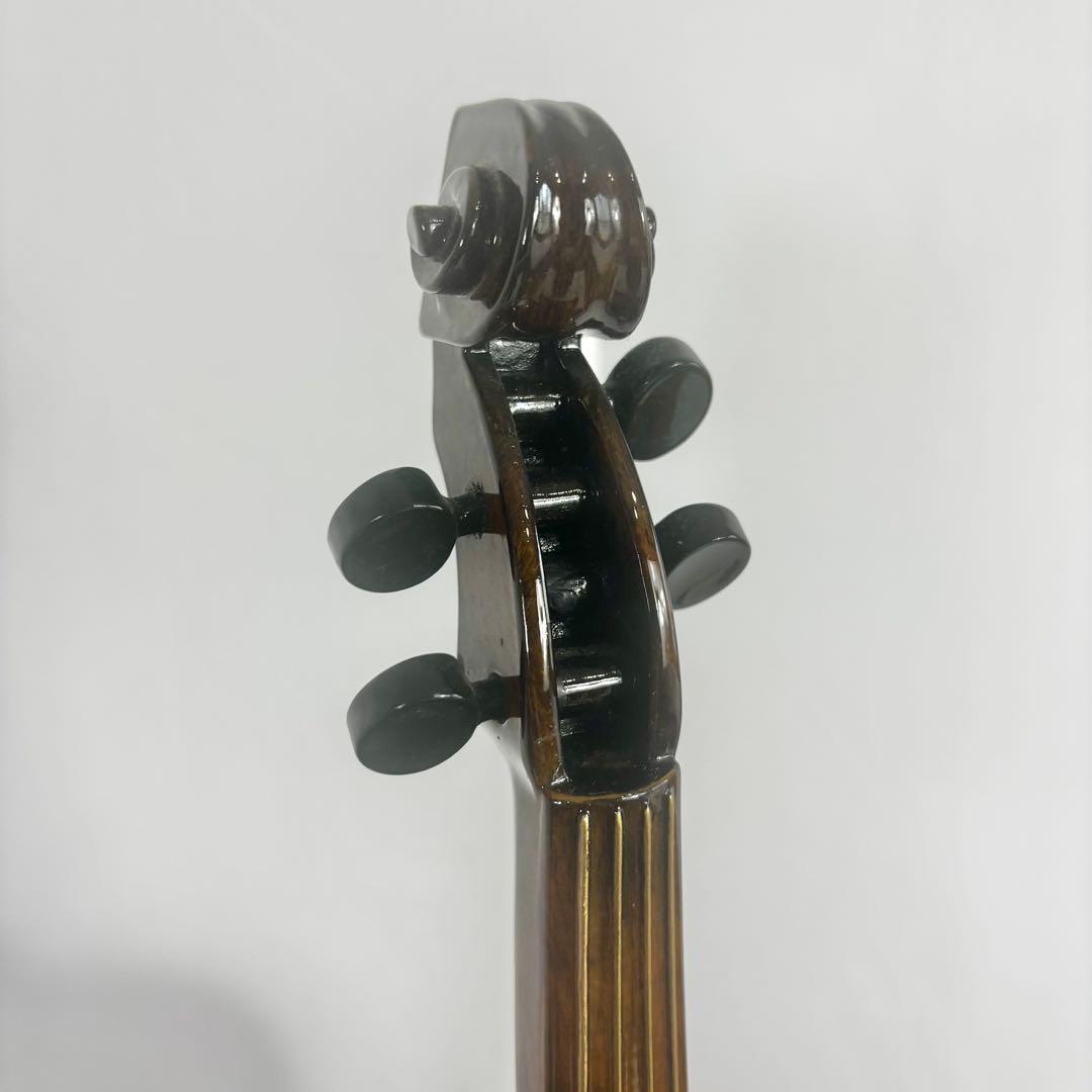 『極美品』　RHYTHM バイオリン型　時計　オルゴール　スタンド付き