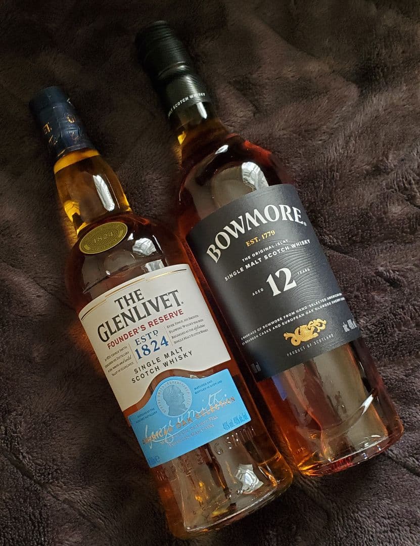 グレンリベットファウンダーズリザーブ / ボウモア12年 - メルカリ