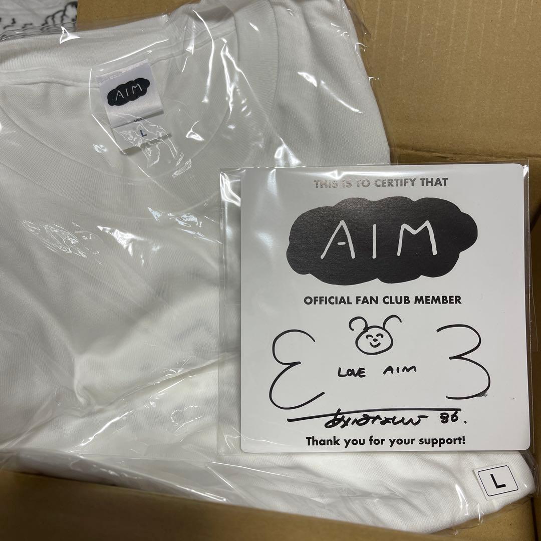 新品・未開封 あいみょん AIM限定 直筆サイン入り色紙&非売品Tシャツ