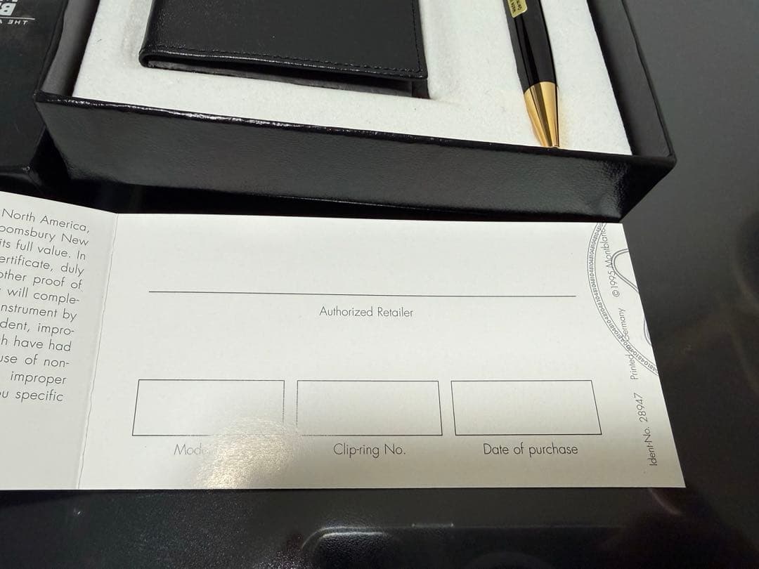 Y*U様 MONT BLANC ボールペンとカードケースセット　164