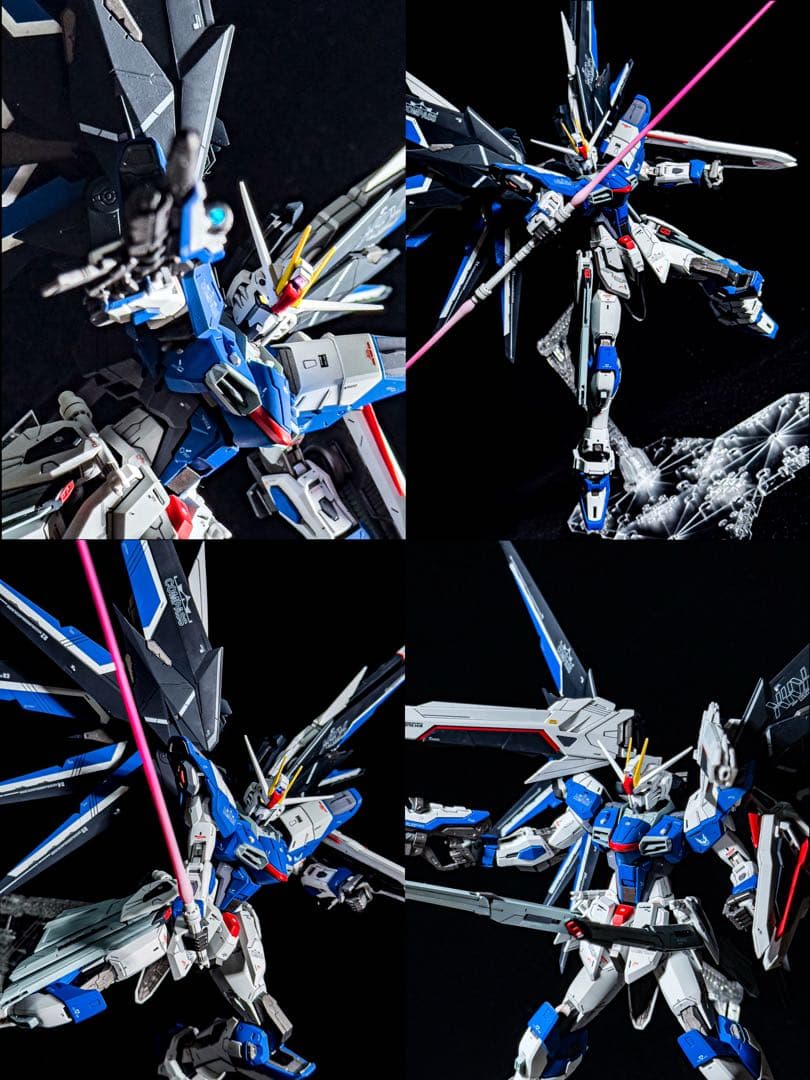 MG1/100 ライジングフリーダムガンダム ゼウスシルエット ミキシング完成品
