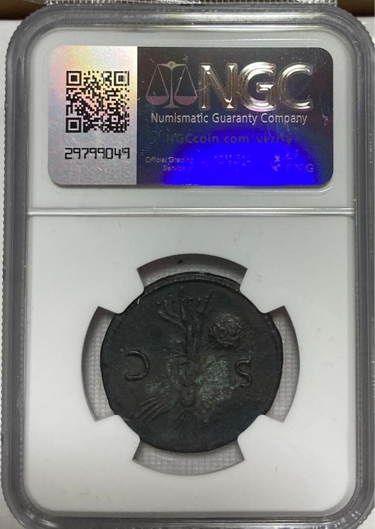 古代ローマ帝国 ネロ アス銅貨！/ギリシャ テトラドラクマ デナリウス