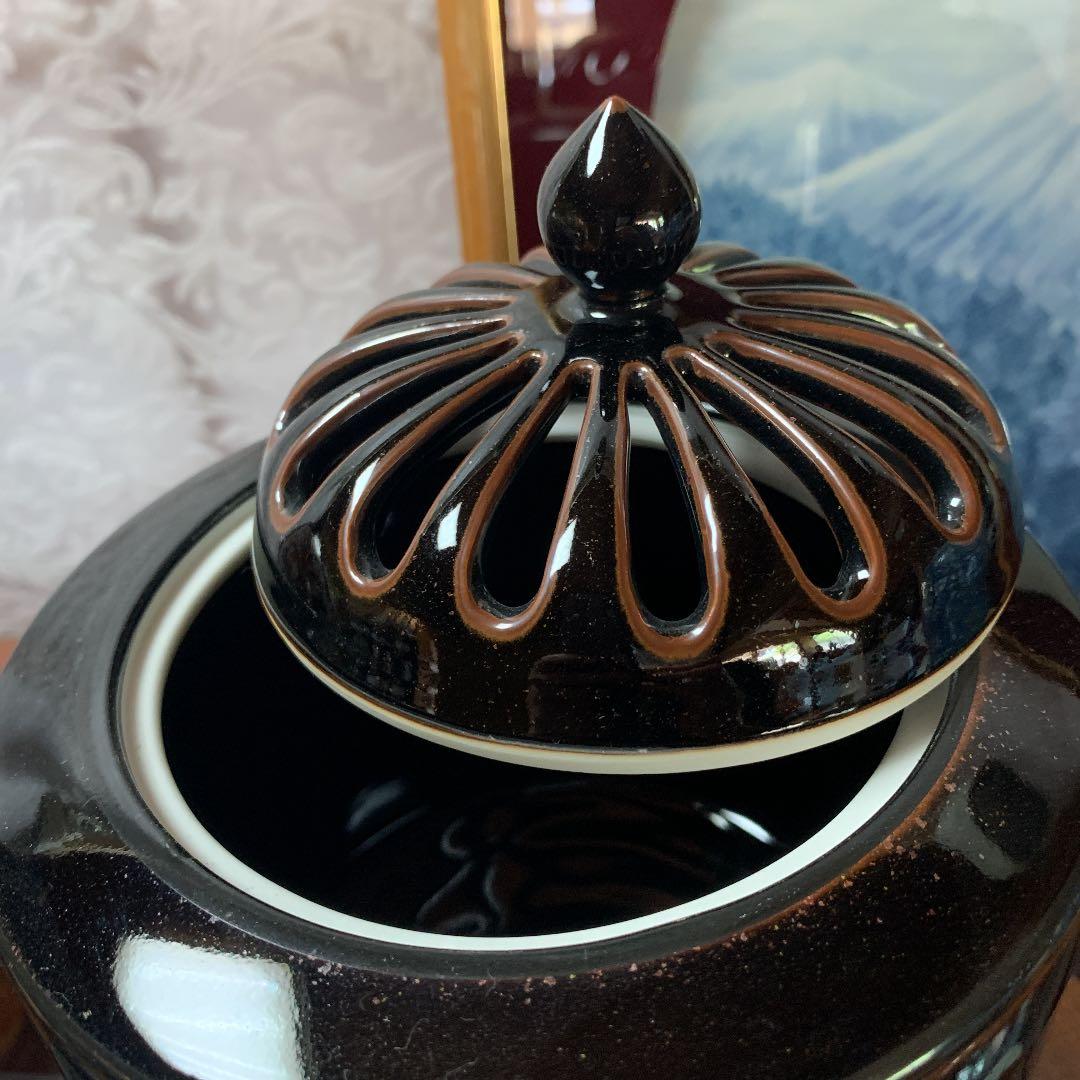 天目木の葉香炉