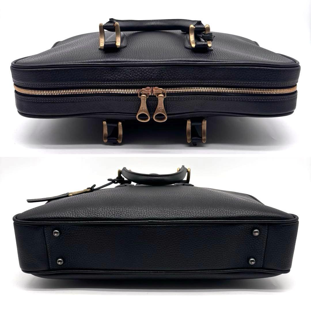 ✨美品✨トフアンドロードストーン　Vブリーフ　ビジネスバッグ　A4可　レザー