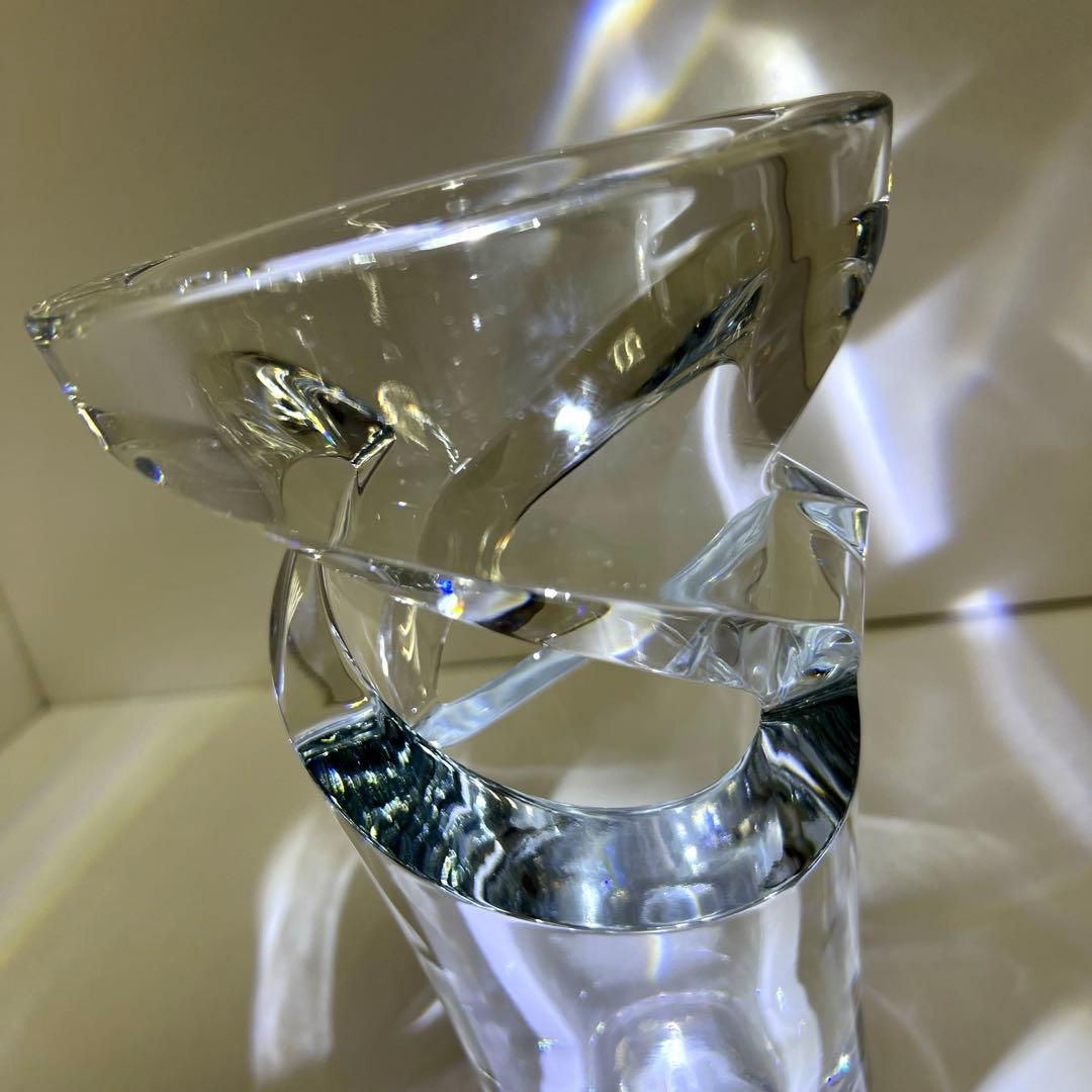 バカラ トルネード 花瓶 高さ22.8㎝ 東Y7-1119☆1Fトトコ - メルカリ