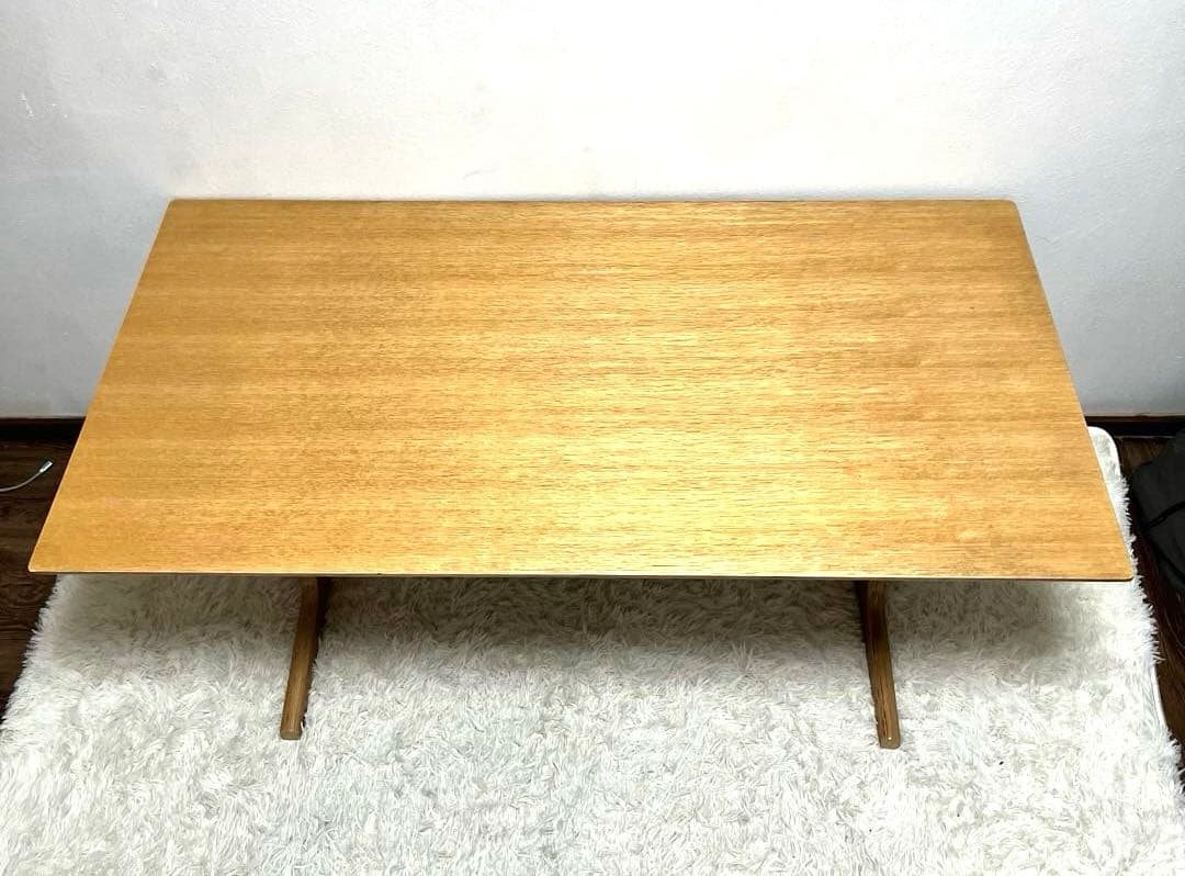 【無印良品】リビングでもダイニングでもつかえるテーブル・２ オーク材