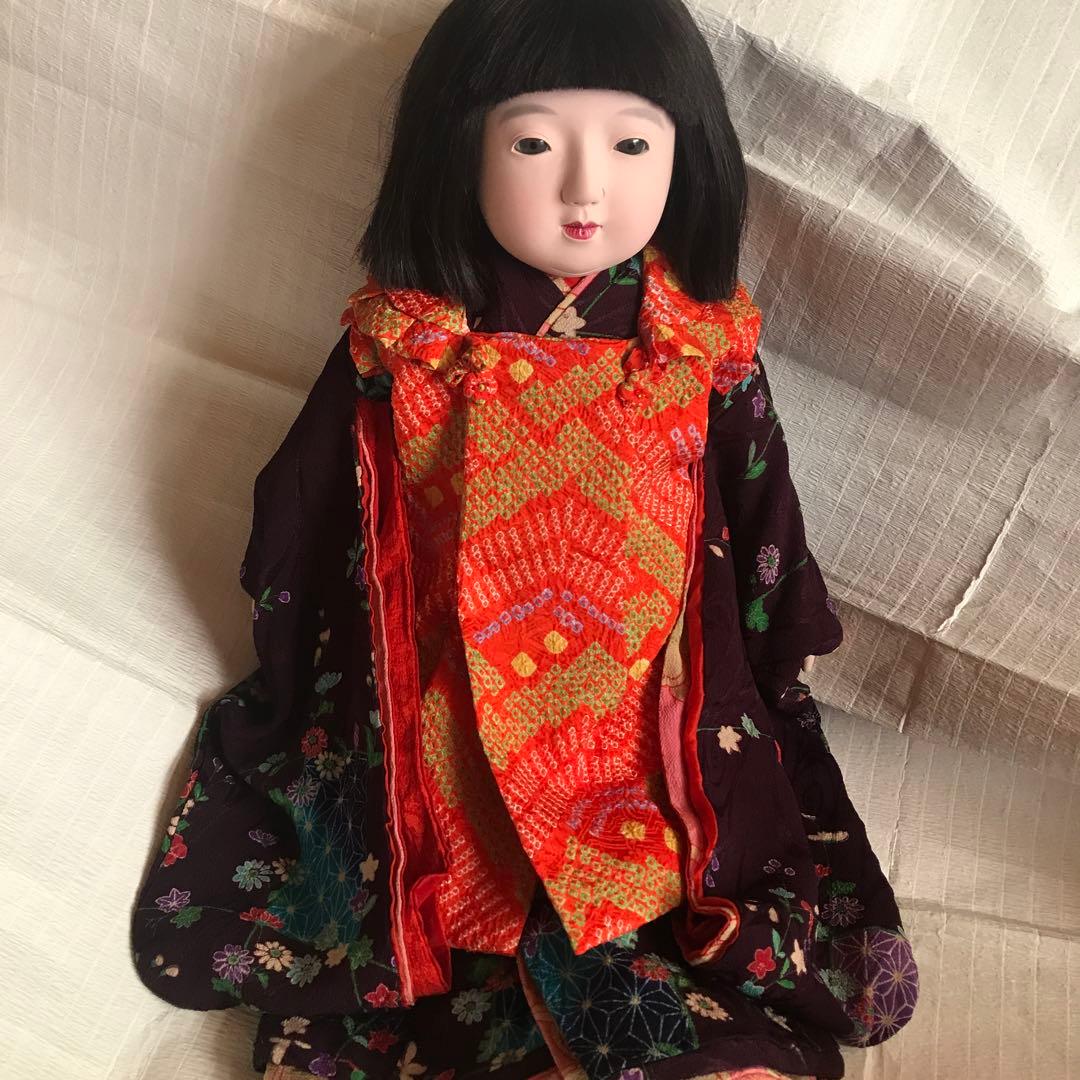 市松人形 大正 光龍斎 希少 大きな 18号 - メルカリ