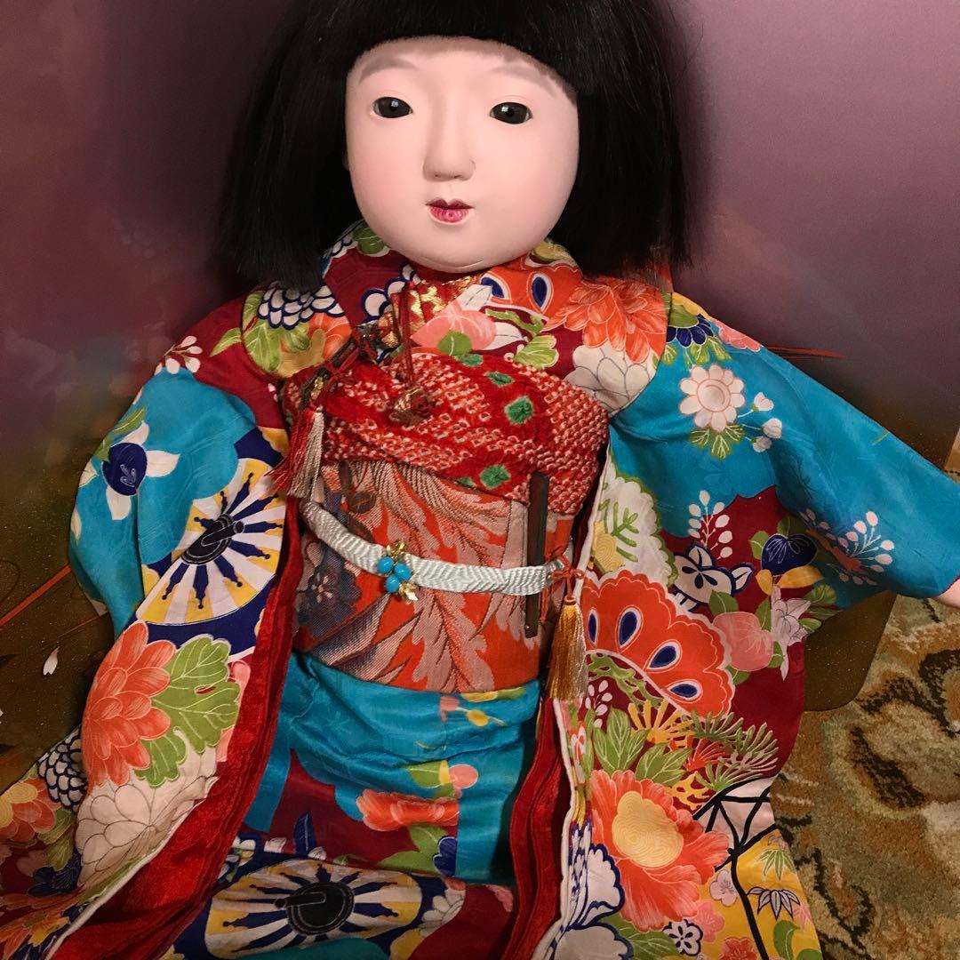市松人形 大正 光龍斎 希少 大きな 18号 - メルカリ