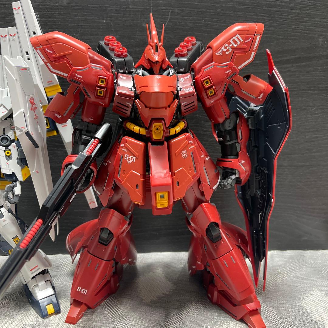 ガンプラ MGサザビーver.ka、MGニューガンダムver.kaセット - メルカリ