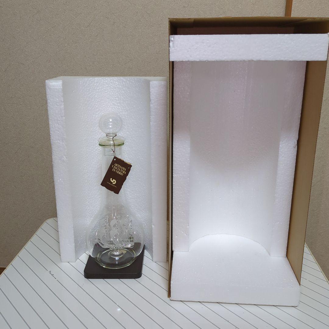 スペイン製 ボトルシップ デキャンタ （帆船）箱付き