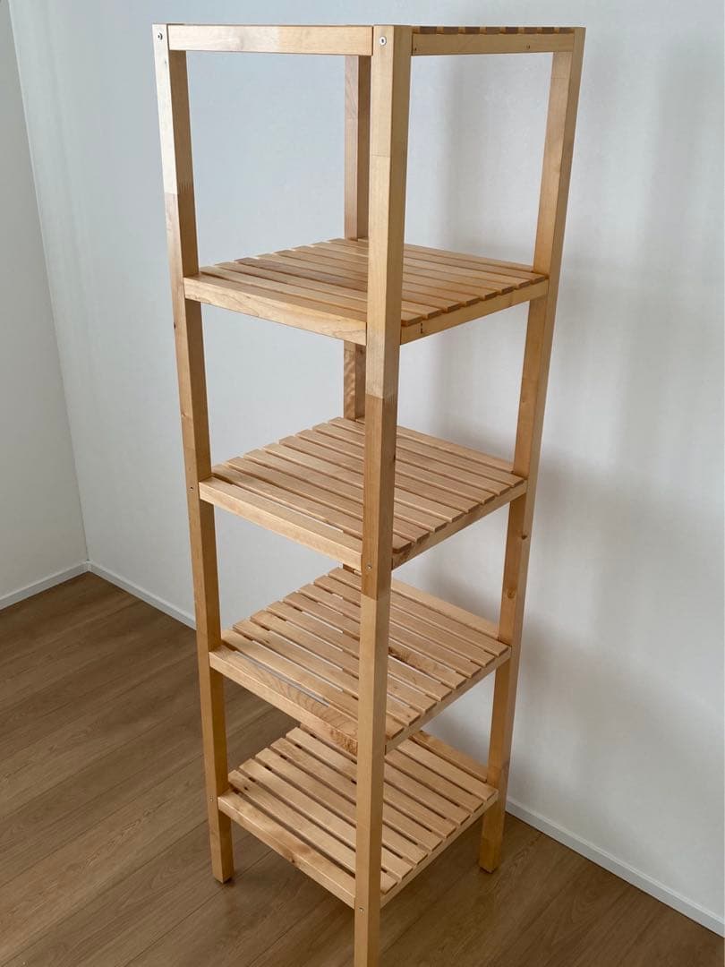 IKEA イケア MOLGER モルゲル シェルフ 木製 棚