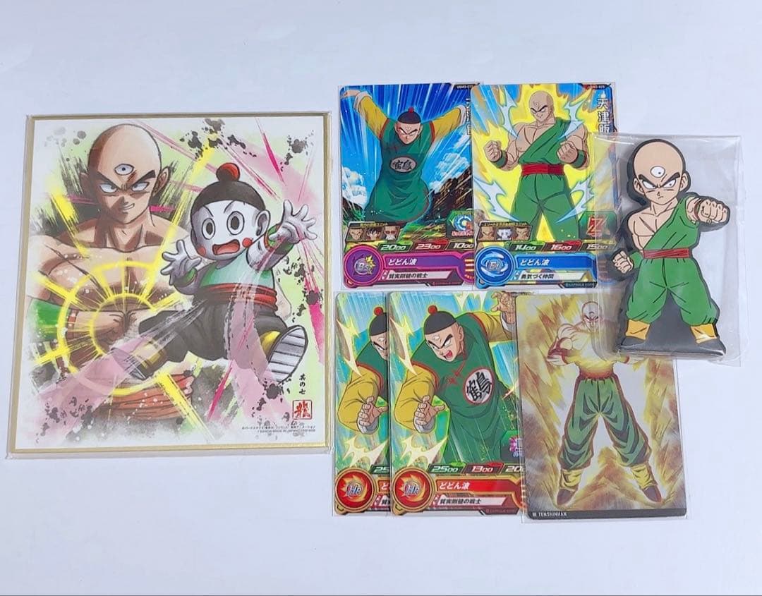 ドラゴンボール 天津飯 ガレキ ガレージキット スタチュー X②