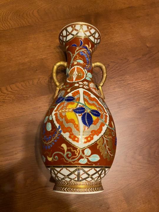 明治 深海墨之助 香蘭社 花瓶 図録掲載 年木庵喜三 - メルカリ