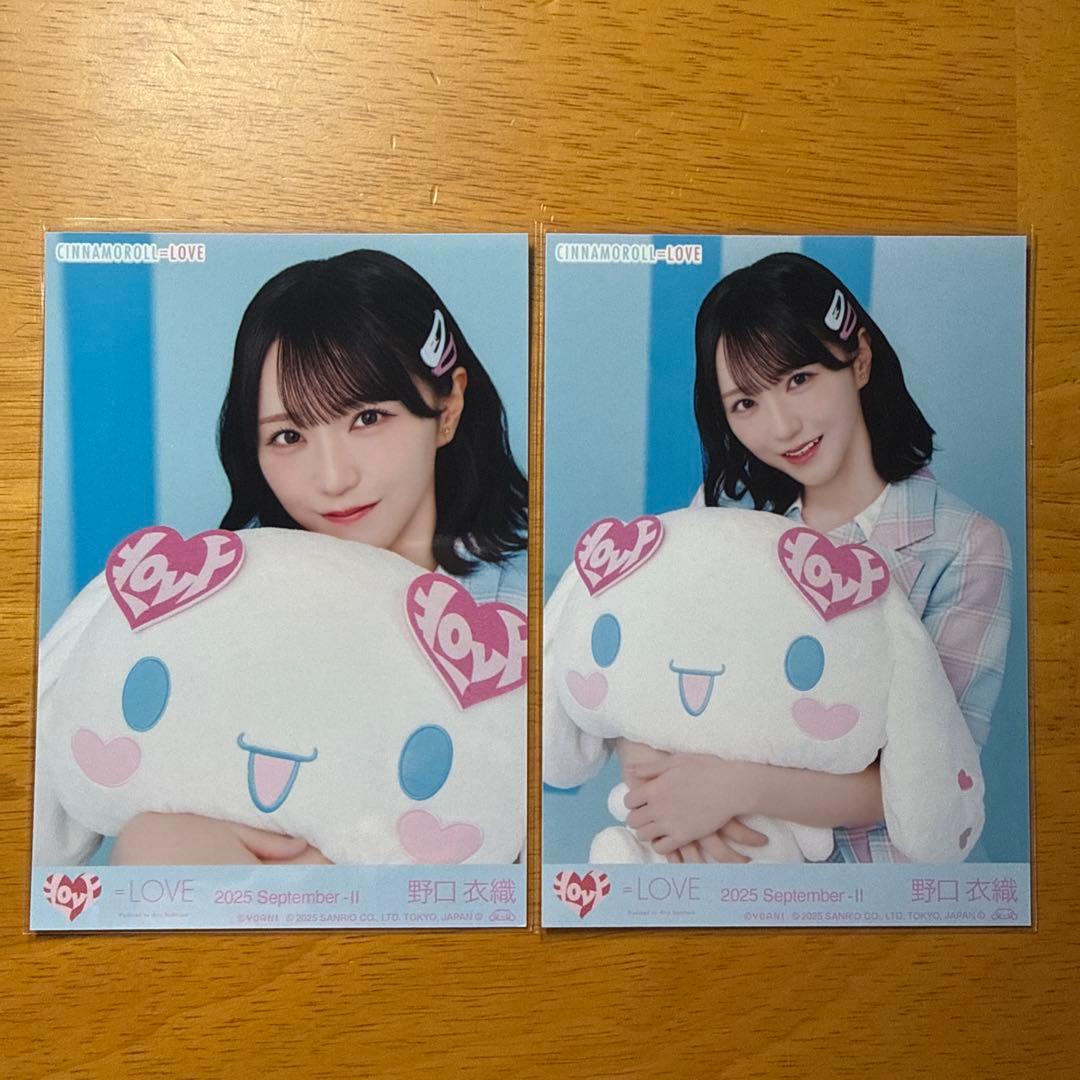 イコラブ 野口衣織 生写真 シナモロールコラボ2025 セミコンプ - メルカリ