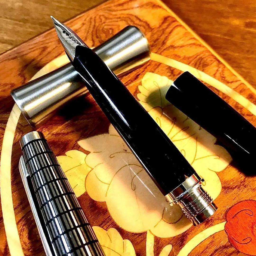 ☆超お勧め☆書き味抜群☆美しいパイロット万年筆エリート格子柄(M)