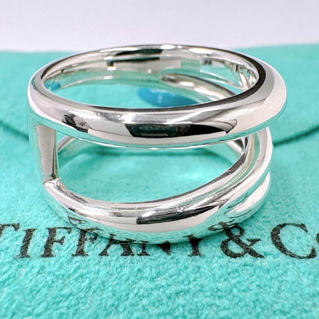 極美品 オールドティファニー リング 15号 シルバー925